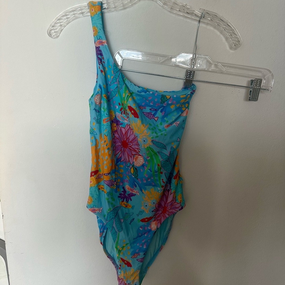Never Worn Seafolly One Shoulder One Piece Swimsuit